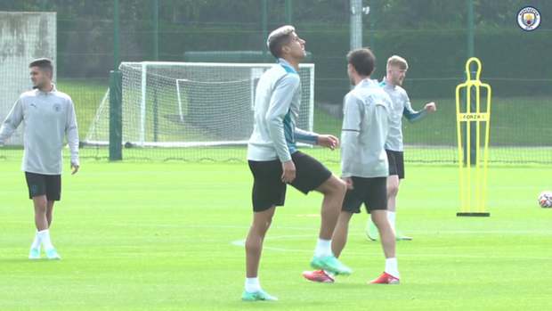 Last Man City training before final pre-season match